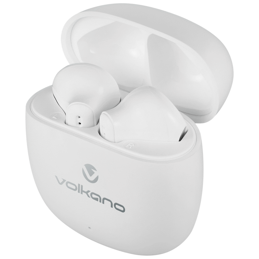 Volkano Sleek Series TWS Earphones - White