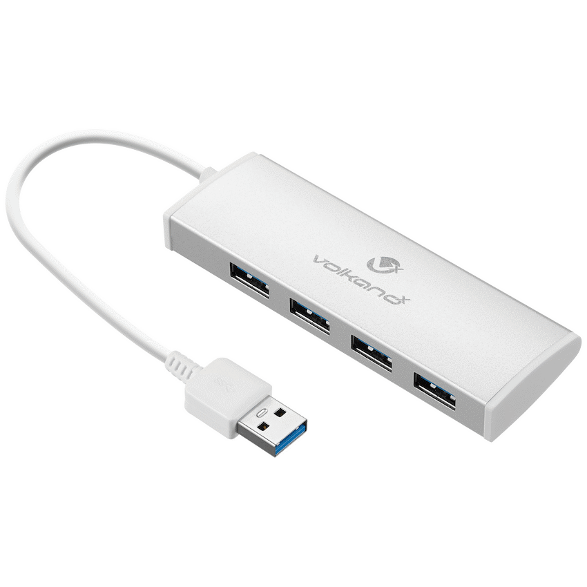 VolkanoX Media Series 4-Port USB Hub with Power Cable