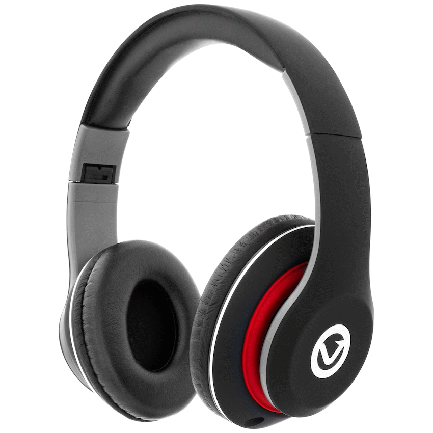 Volkano Falcon Headphones with Microphone - Black