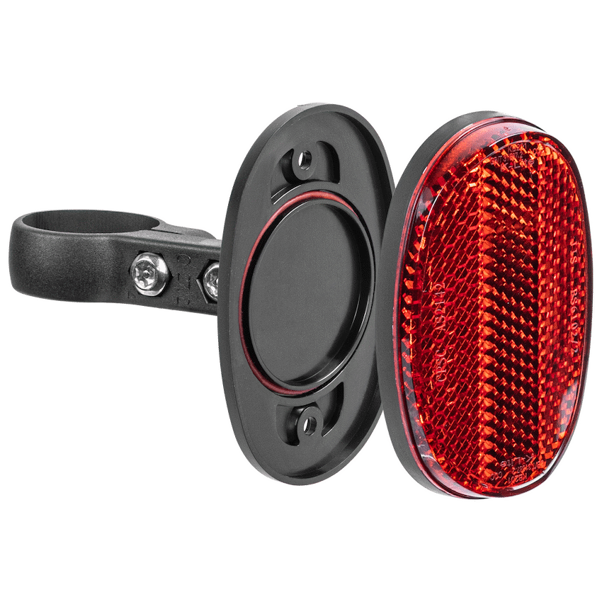 Volkano UrbanRide Series TagTrace Bicycle Reflector-Black