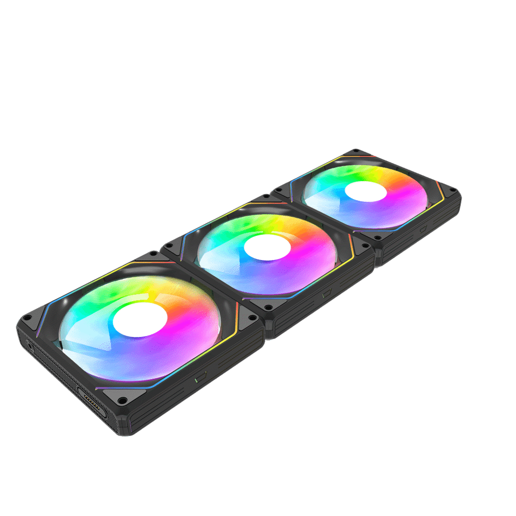 Darkflash G24 ARGB Cooling Fan - Black - 3-in-1