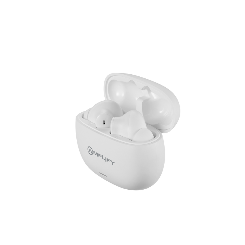 Amplify Aurum TWS Earphones with ANC + ENC - White