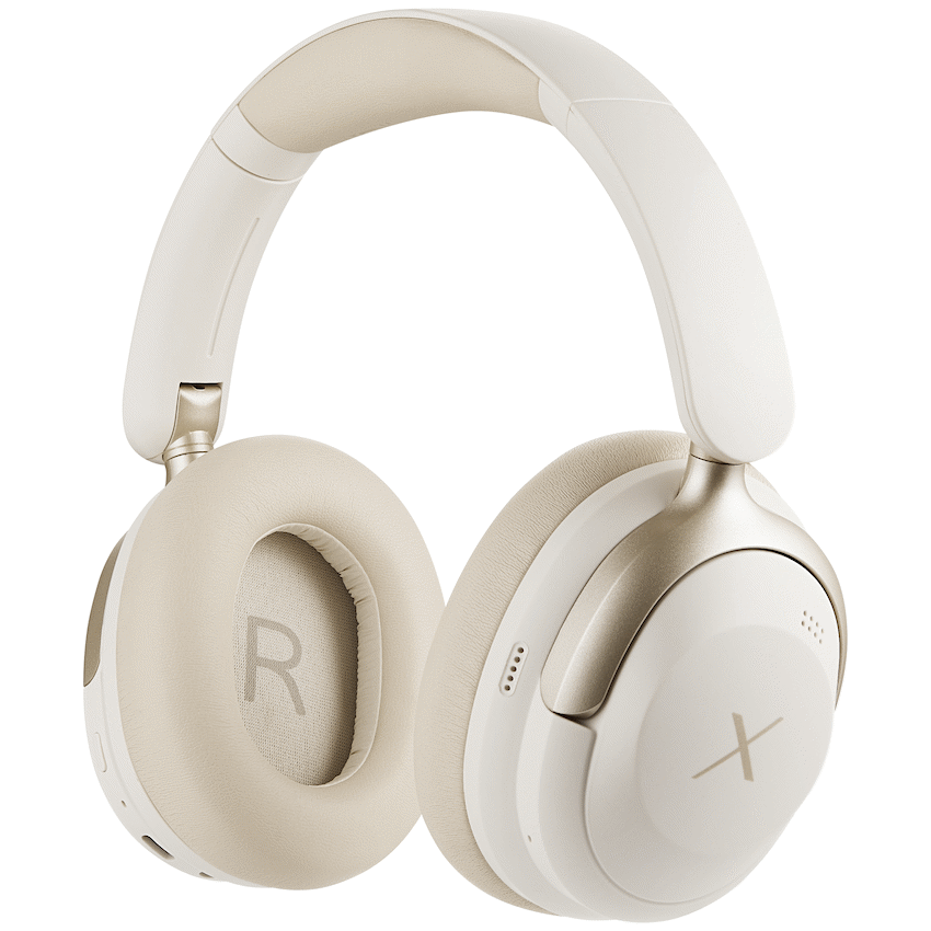 VolkanoX Halo ANC Bluetooth Headphone - Nude