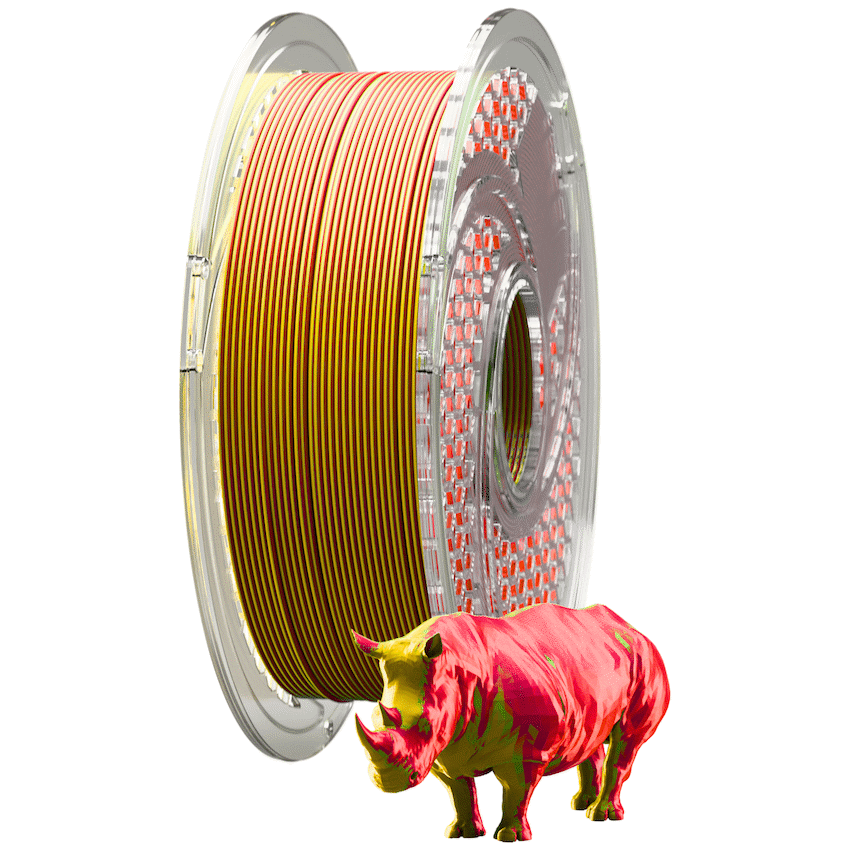 SA Filament Dual Silk PLA Filament 750g - Golden Scarlet