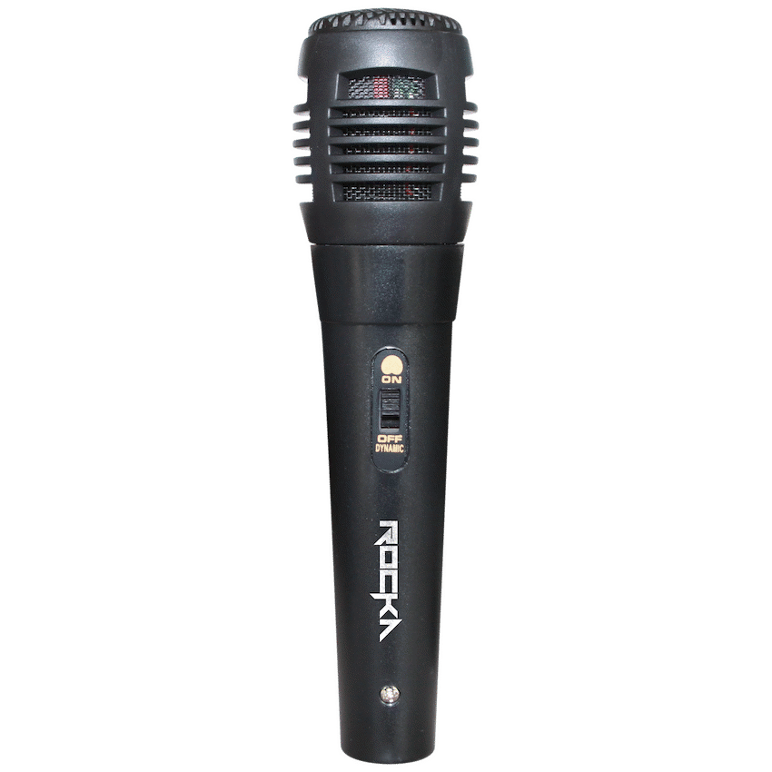 Rocka Voice series ABS wired microphone - Black