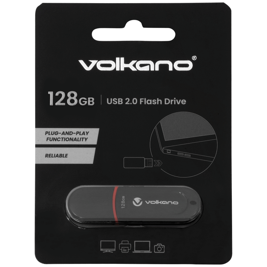 Volkano USB 2.0 Flash Drive 128gb
