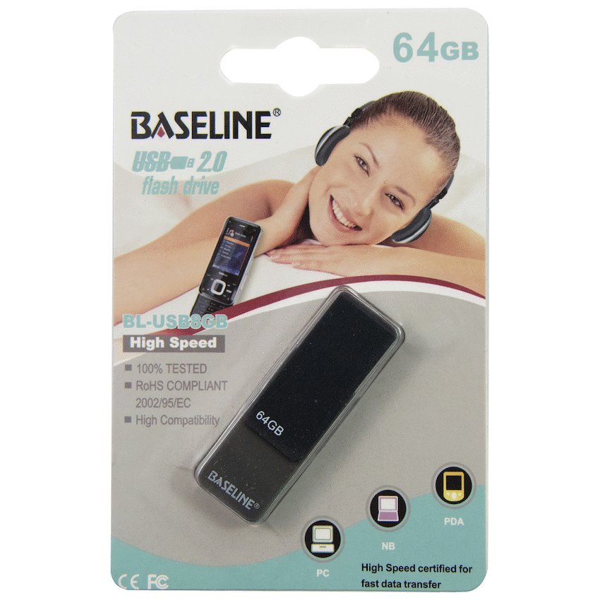 Baseline USB 64GB Flash Drive