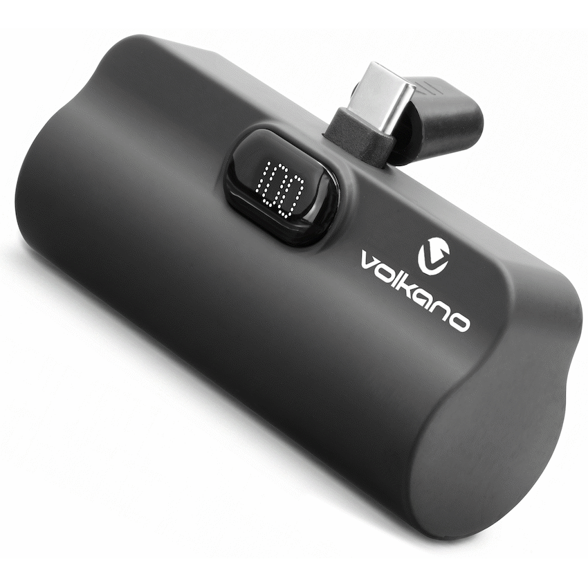 Volkano Relief Pro Power Bank - 5000mAh Type-C Direct Plug-In