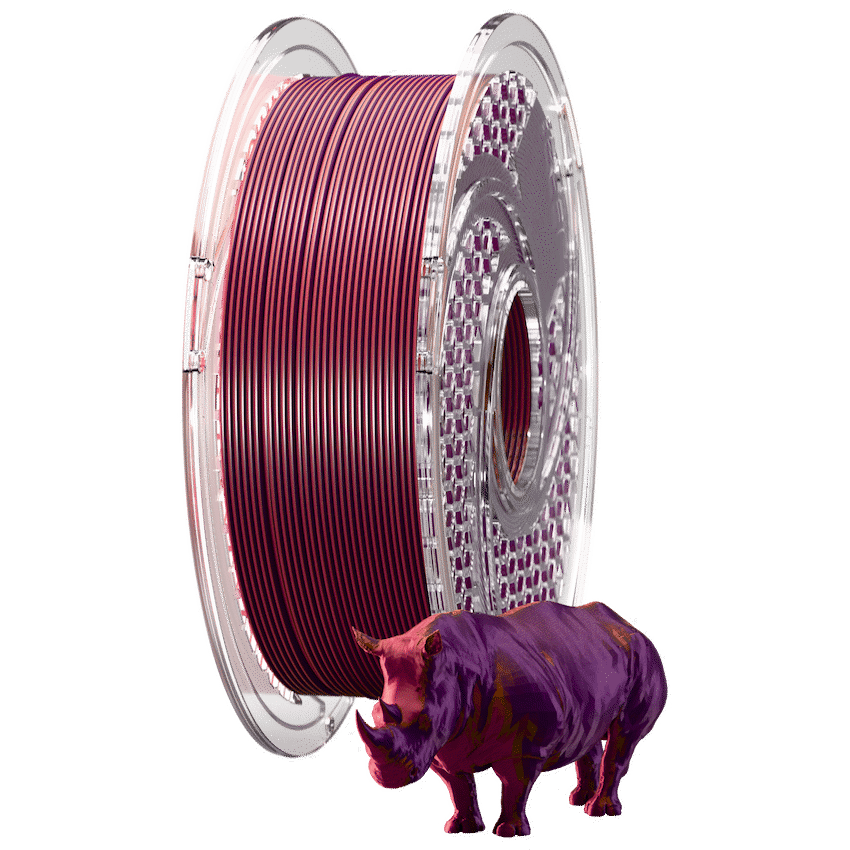 SA Filament Dual Silk PLA Filament - Crimson Eclipse 750g, 1.75mm