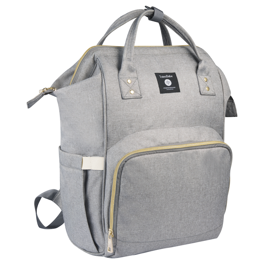 Totes Babe Alma 18l Diaper Backpack - Grey
