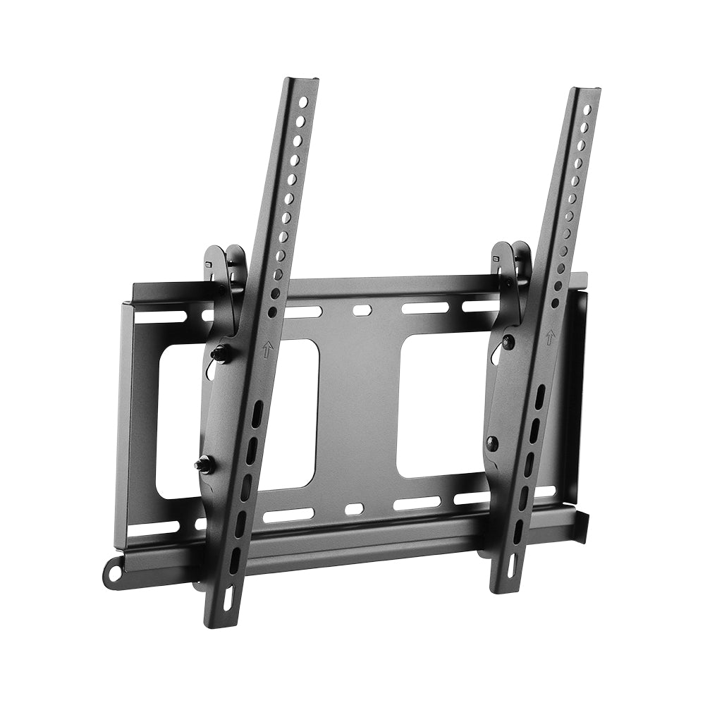 ANTI-THEFT HEAVY-DUTY TILTING CURVED & FLAT PANEL TV WALL MOUNT For most 32''-55" curved & flat panel TVs