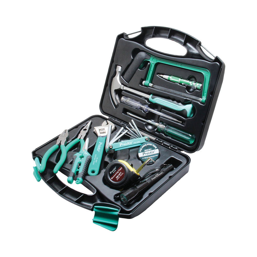 PROSKIT 13-PIECE HOUSEHOLD TOOLKIT