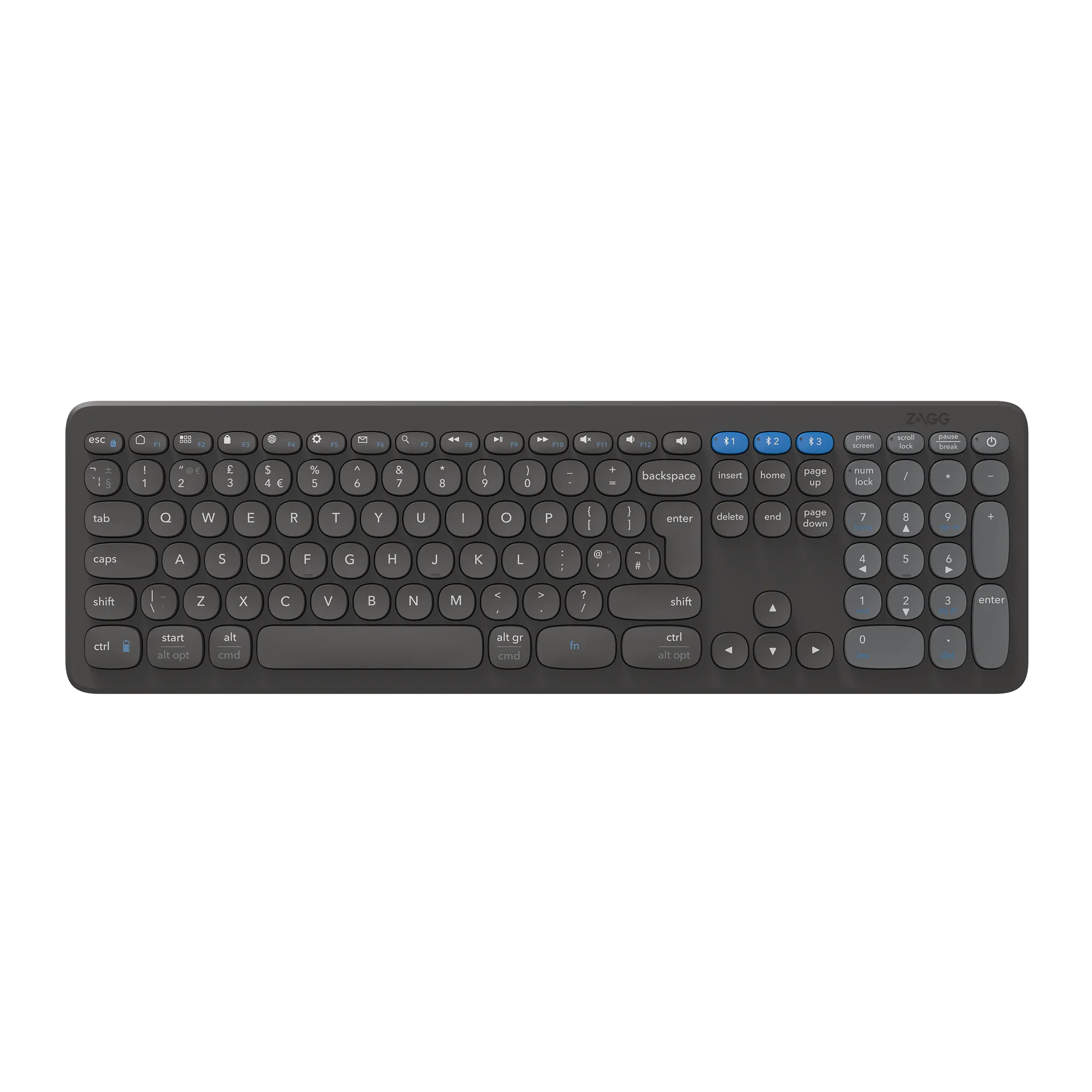 ZAGG Pro Keyboard 17'' Full Size-Charcoal-UK - image 2
