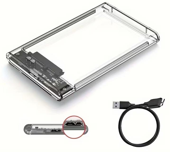 EXT TRANSPARENT 2.5" SATA USB3.0
