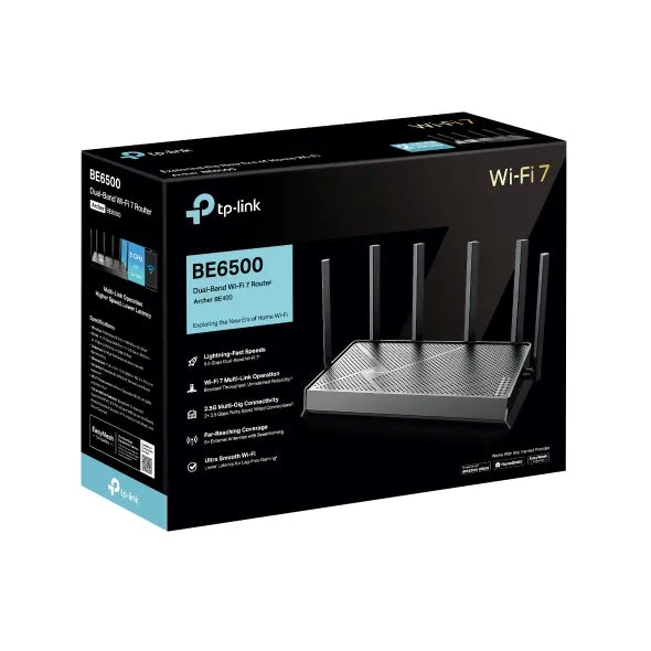 TP-Link Archer BE6500 Dual-Band Wi-Fi 7 Router - image 4