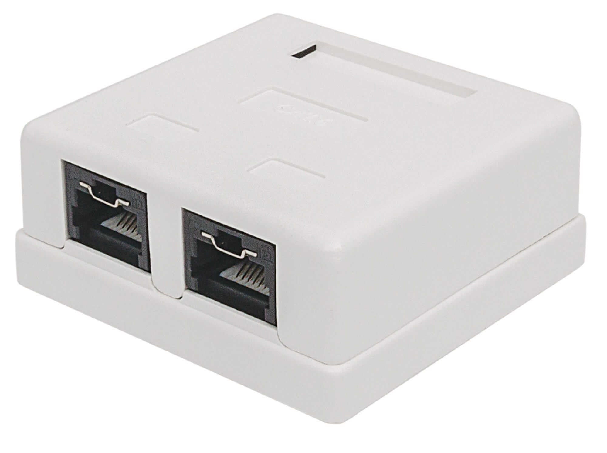 Acconet CAT6 Dual RJ45 Wall Box | CAT6-BOX-2 - image 3