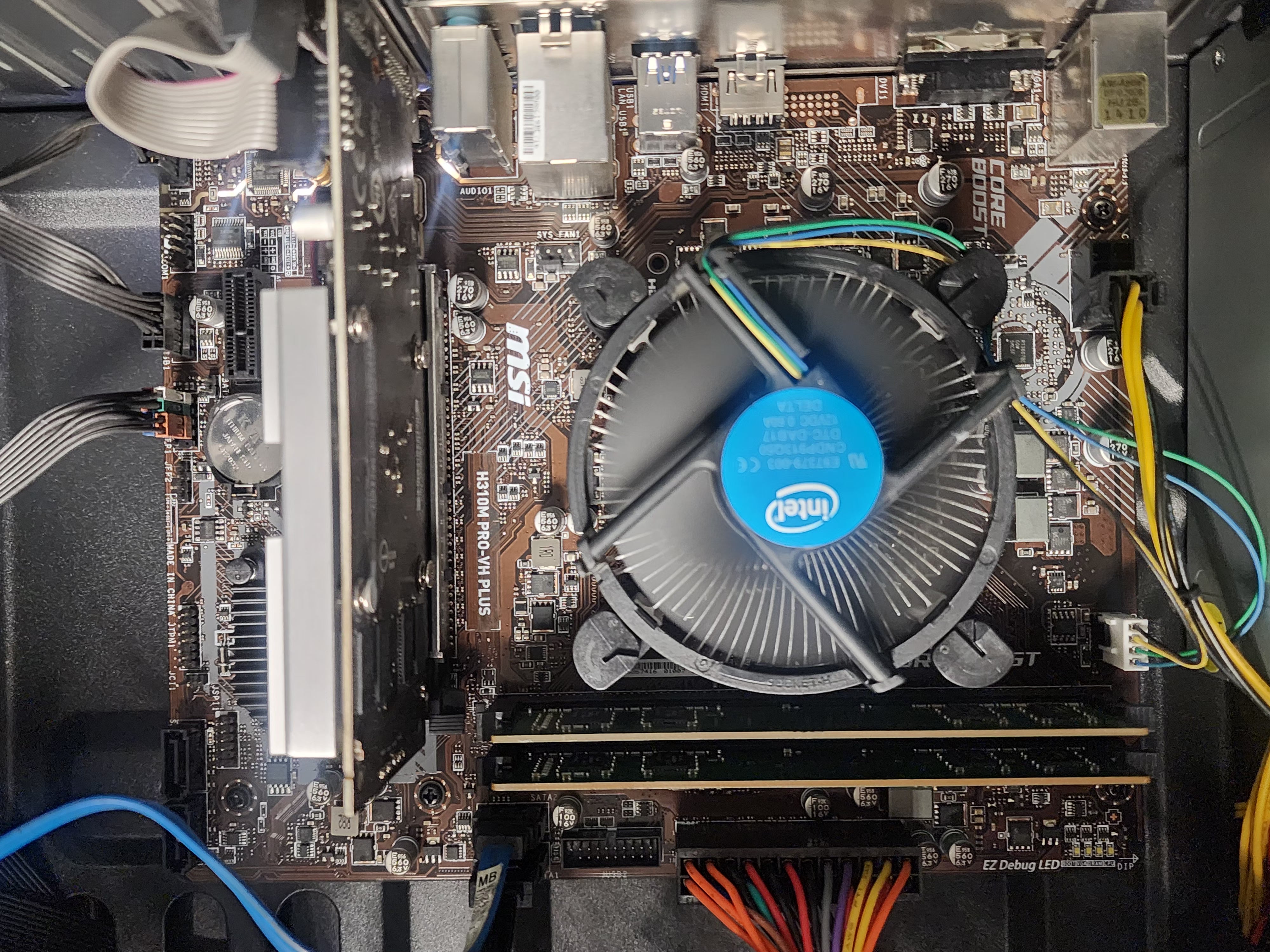 Core i5 9th gen desktop tower with 2gb graphics card, 8gb ram, 500gb ssd refurb