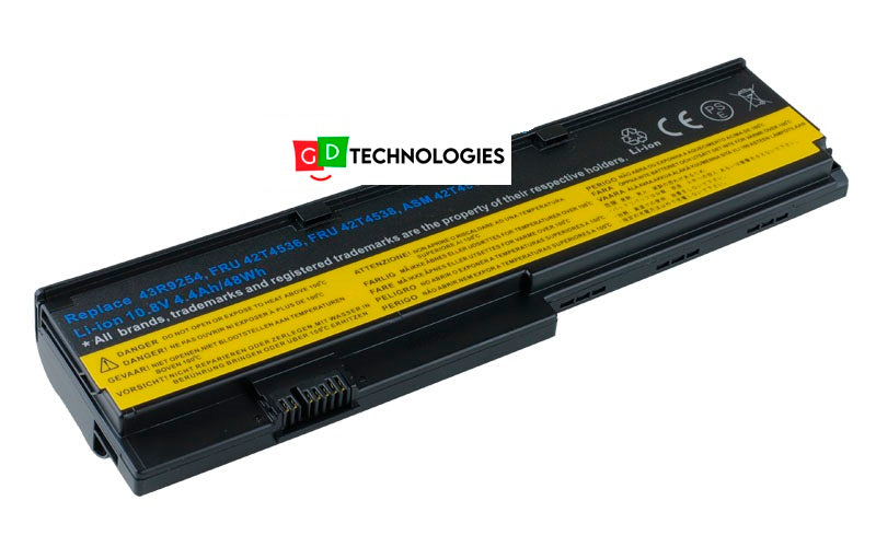 LENOVO THINKPAD X200 10.8V 4400MAH/48WH REPLACEMENT BATTERY