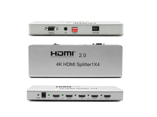 4 Port V2.0 60HZ HDMI Splitter 4k