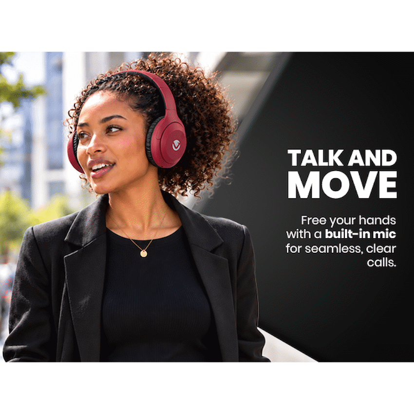 Volkano Cosmic 2 Series Bluetooth Headphones - Red - image 20