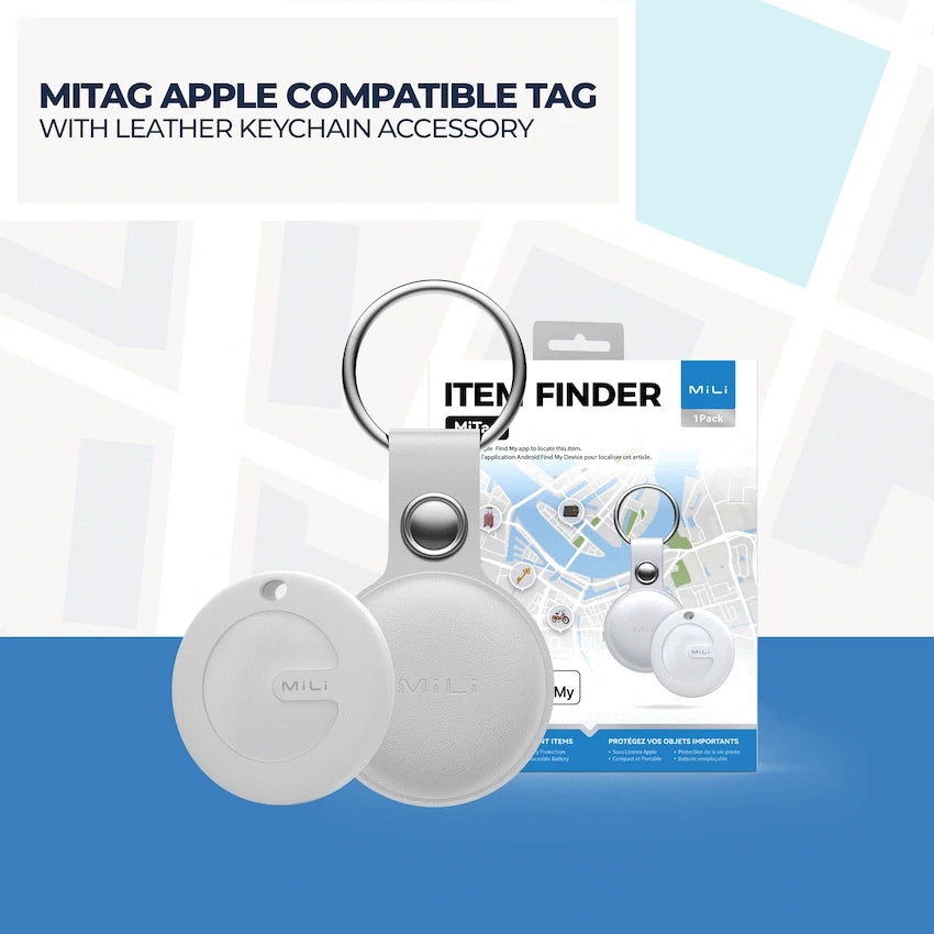 MiTag Apple-Compatible Tag with Leather Keychain Accessory - 1 Pack - image 20