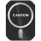 CANYON CH-15, Magnetic car holder and wireless charger, C-15-01, 15W，Input: USB-C: 5V/2A, 9V/3A;Output: 5W, 7.5W, 10W, 15W;83*60*8.15mm,0.147kg,black