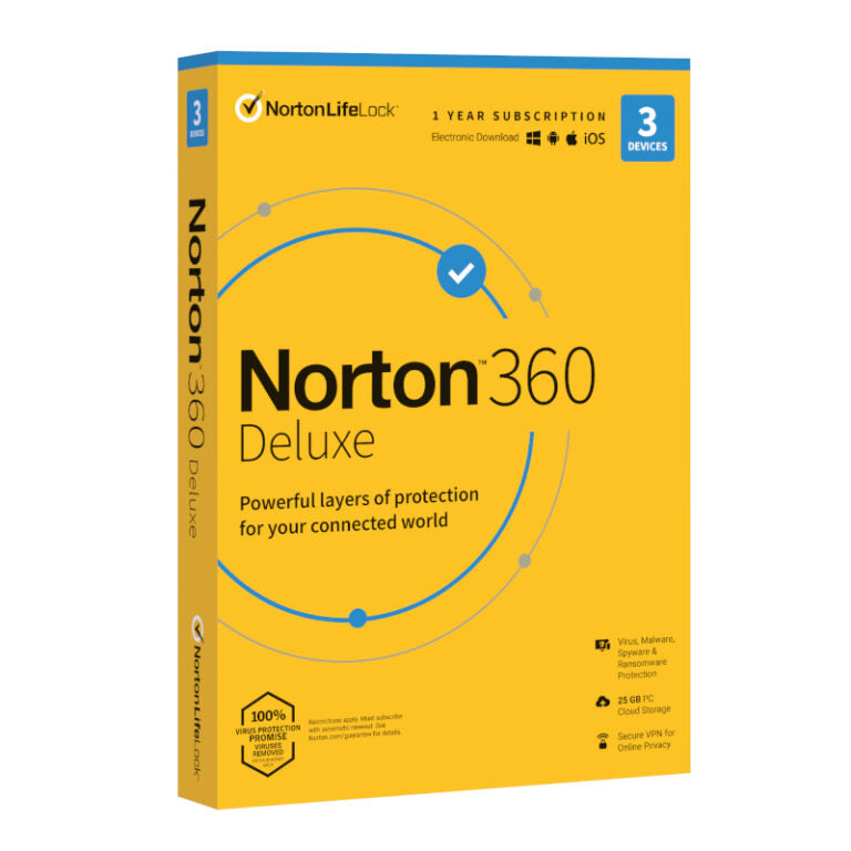 NORTON 360 DELUXE 3 DEVICES