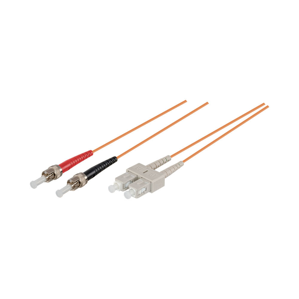 50M FIBRE PATCH LEAD DUP MM(50/125) OM3 SC/ST RUG