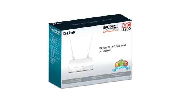 D-Link Wireless AC1200 Dual Band Access Point ; 10/100/1000BASE-TX LAN PORT - image 3