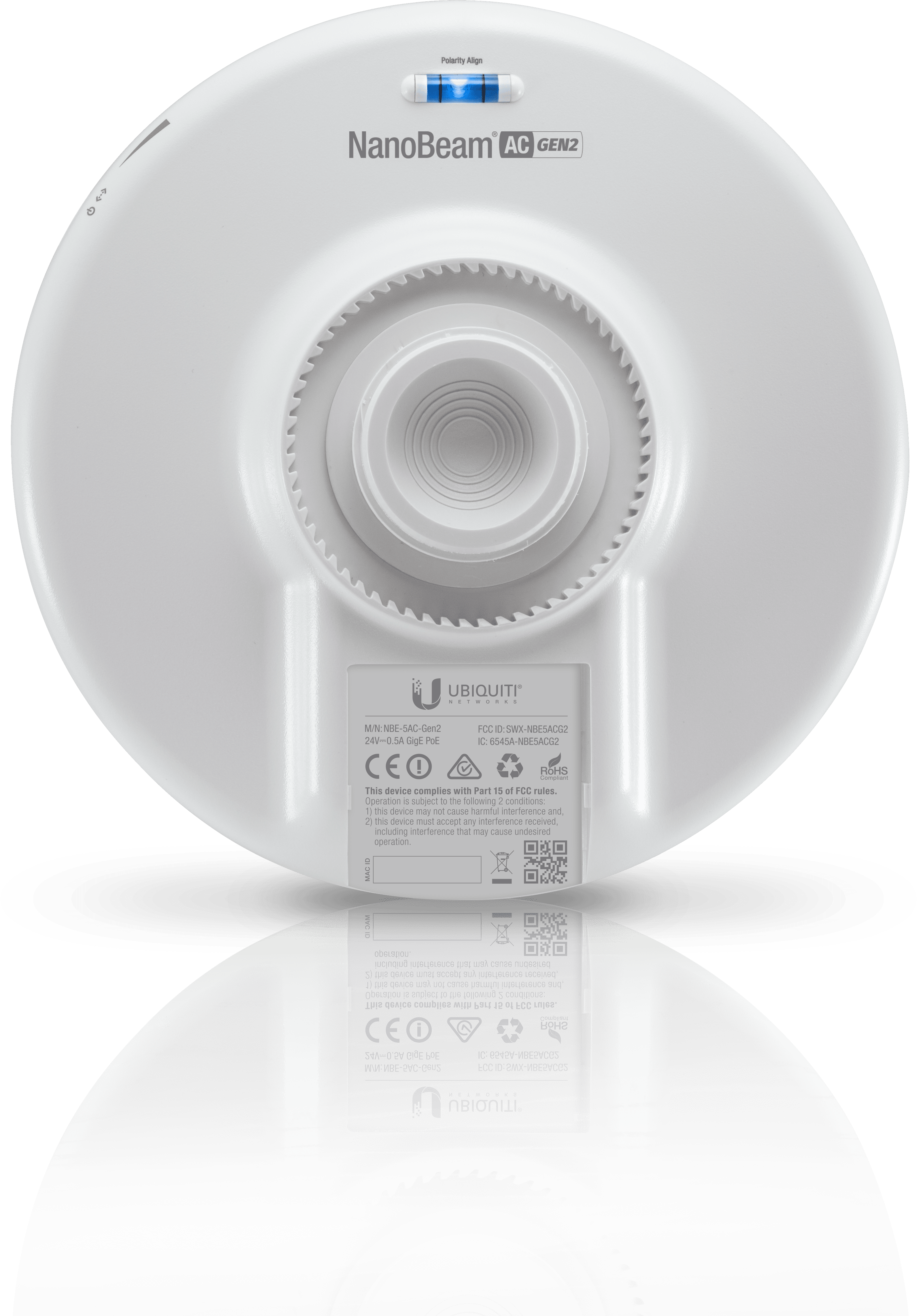 Ubiquiti UISP airMax NanoBeam AC 19dBi 5GHz Radio Includes POE Injector | NBE-5AC-GEN2 - image 7