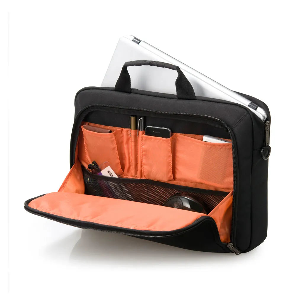 EVERKI ADVANCE BRIEFCASE | Fits up to 14 inch laptops | Trolley handle pass-through | Ergonomic two-way shoulder strap