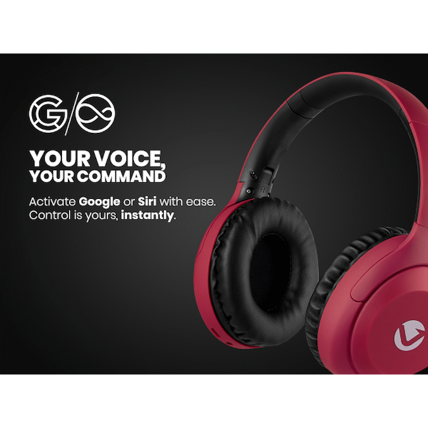 Volkano Cosmic 2 Series Bluetooth Headphones - Red - image 21