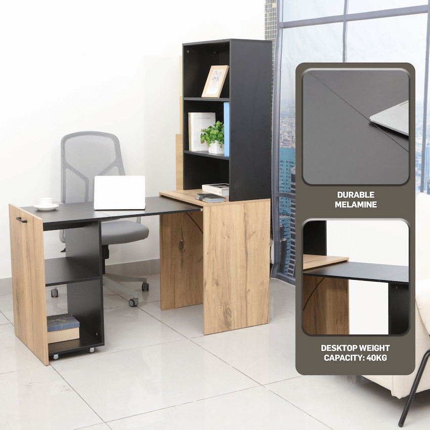Adaptive Desk, With  Bookshelf - image 21