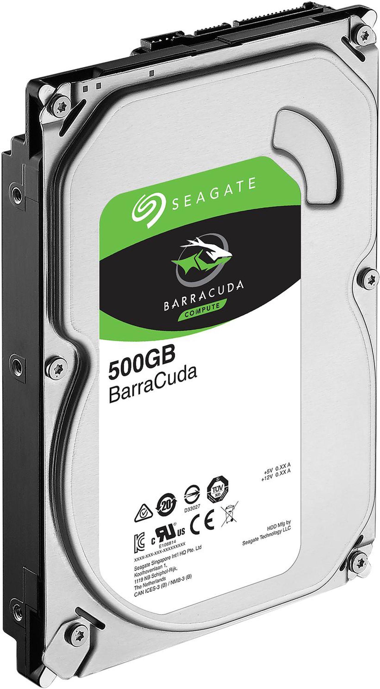 Seagate BarraCuda ST500DM009 500GB 7200 RPM 32MB Cache SATA 6.0Gb/s 3.5" Hard Drive (Refurbished)