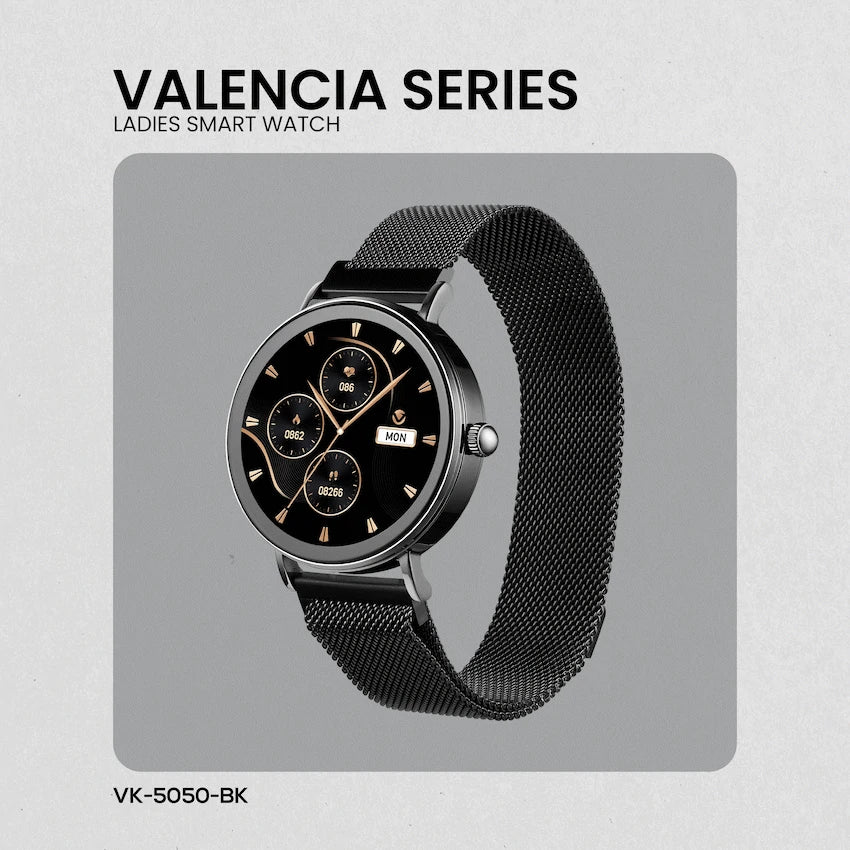 Volkano Valencia Series Ladies Smart Watch - Black - image 22