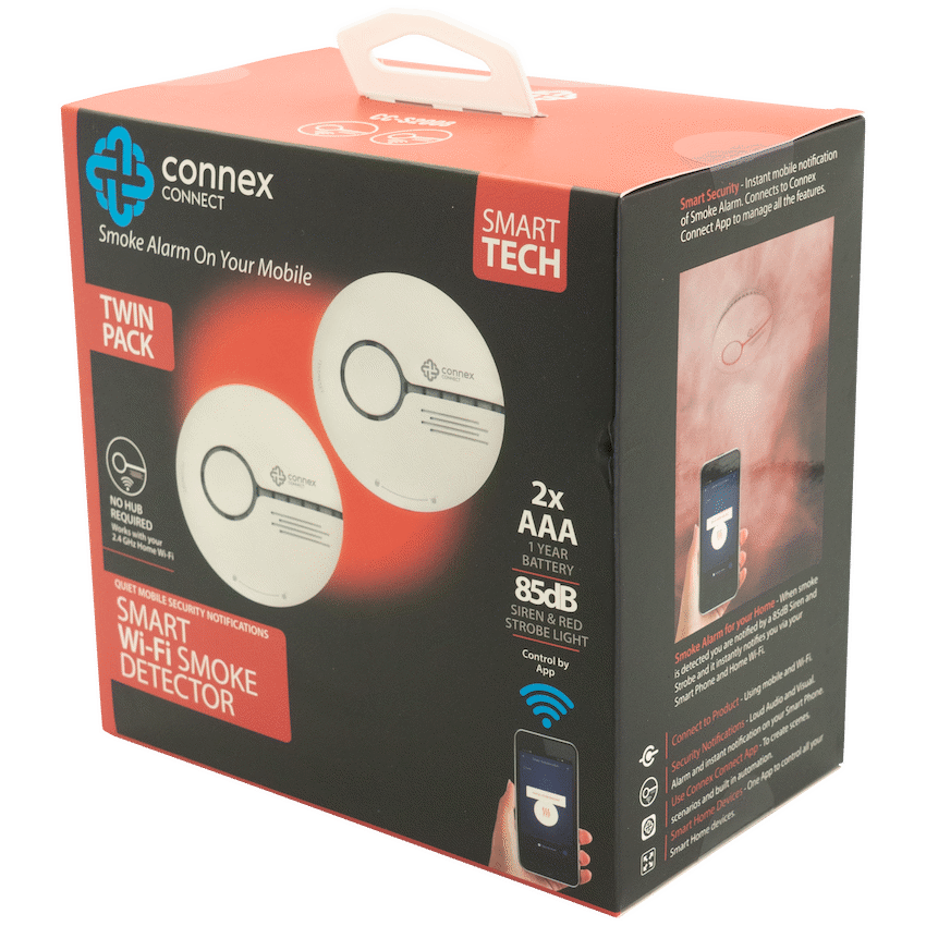 Smart Wi-Fi Smoke Detector Alarm Twin Pack - image 22