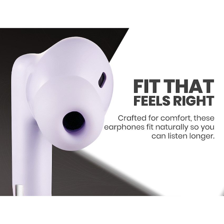 Volkano Jupiter Series TWS Earphones - Pastel Purple - image 22