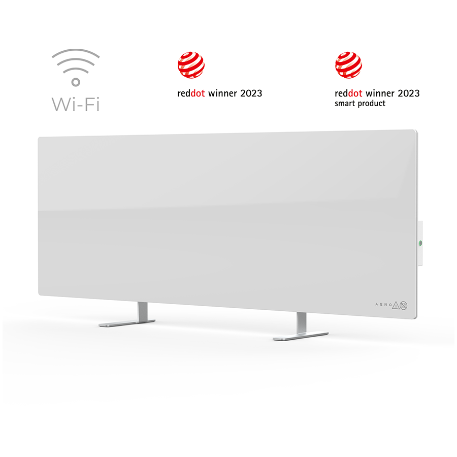 AENO GH1S Premium Eco Smart Heater, 700W, App, SA Plug (M), White