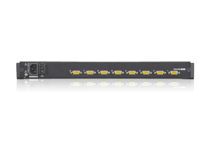 ATEN 8P PS/2-USB VGA 19'' LCD KVM Switch W/(USA KB/SPKB)/W/(US/EU) CORD - image 2