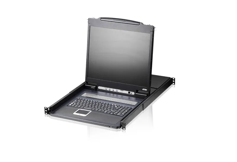 ATEN 8P PS/2-USB VGA 19'' LCD KVM Switch W/(USA KB/SPKB)/W/(US/EU) CORD - image 6
