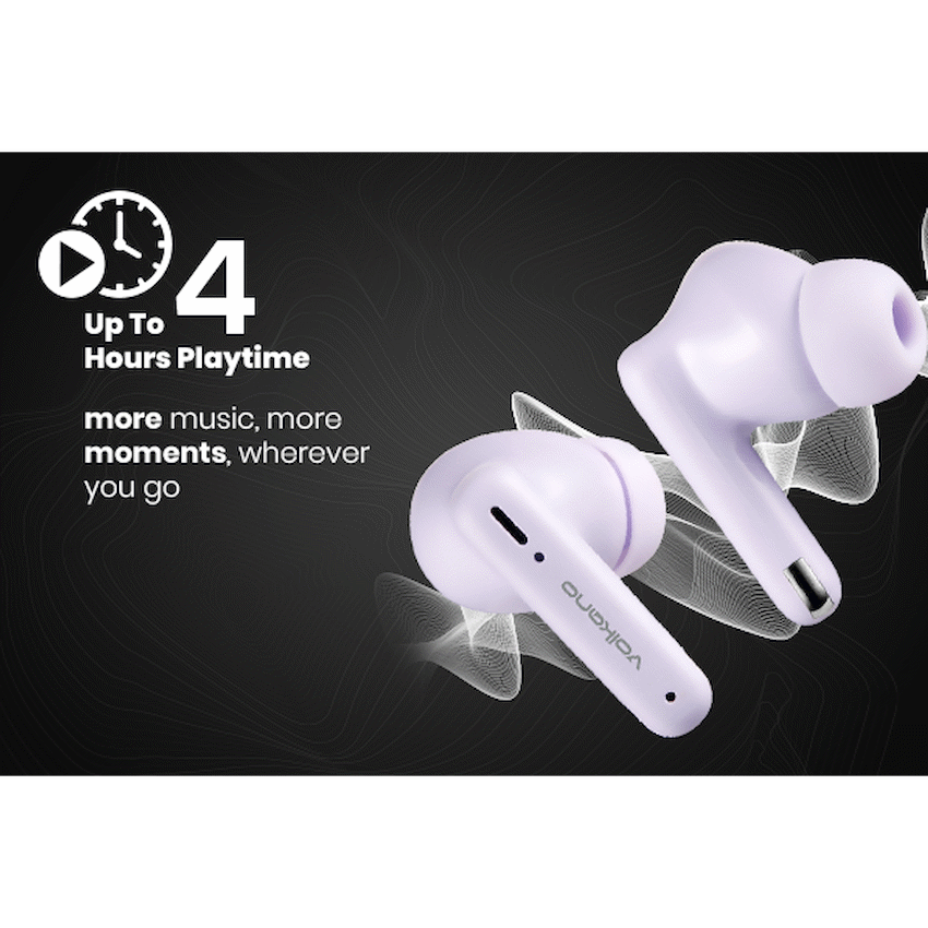 Volkano Jupiter Series TWS Earphones - Pastel Purple - image 23