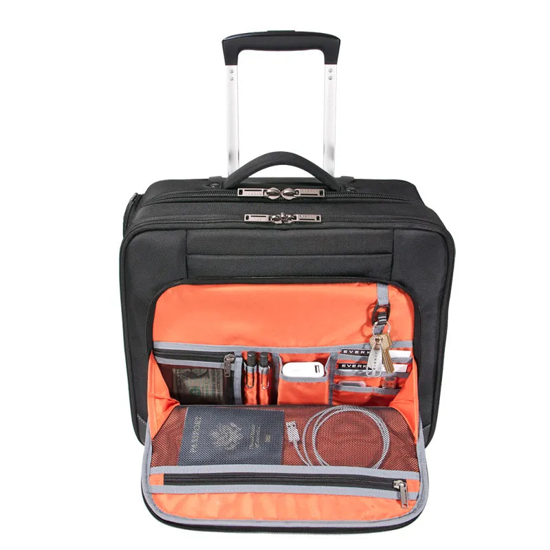 EVERKI JOURNEY TROLLEY BRIEFCASE | Fits up to 16 inch laptops | Smart Clothing Compartment for short travel days - image 21