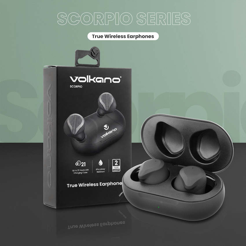 Volkano Scorpio Series True Wireless Earphones - Black - image 24