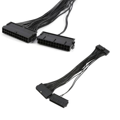 2 X 24PIN TO 1  X 24PIN ATX CABLE - image 2