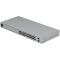 UBIQUITI Standard 24 PoE; (16) GbE PoE+, (8) GbE ports; (2) 1G SFP ports; 95W total PoE availability; Fanless, silent cooling.