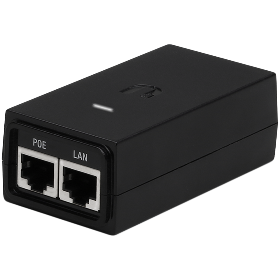 Ubiquity POE Injector, 24VDC, 30W, EU