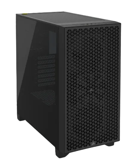 3000D AIRFLOW Black Mid-Tower PC Case; 2x 3.5'' |  2x 2.5'' Drive Bays; Up to 360mm Radiator compatible; 2x 120mm fan incl - image 6