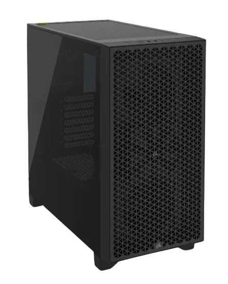 3000D AIRFLOW Black Mid-Tower PC Case; 2x 3.5'' |  2x 2.5'' Drive Bays; Up to 360mm Radiator compatible; 2x 120mm fan incl - image 5
