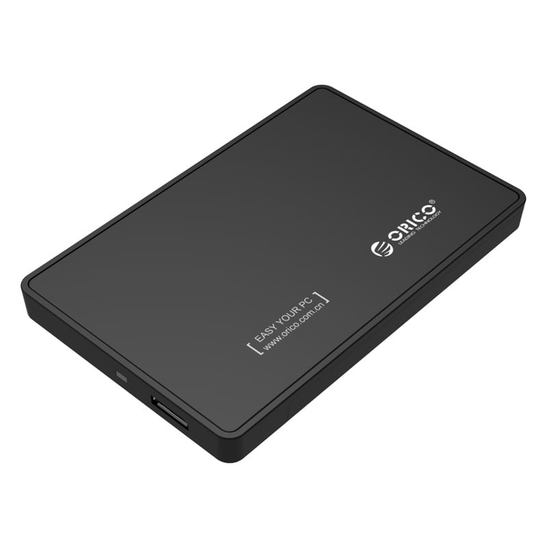 ORICO 2.5″ USB3.0 External HDD Enclosure – Matt Black