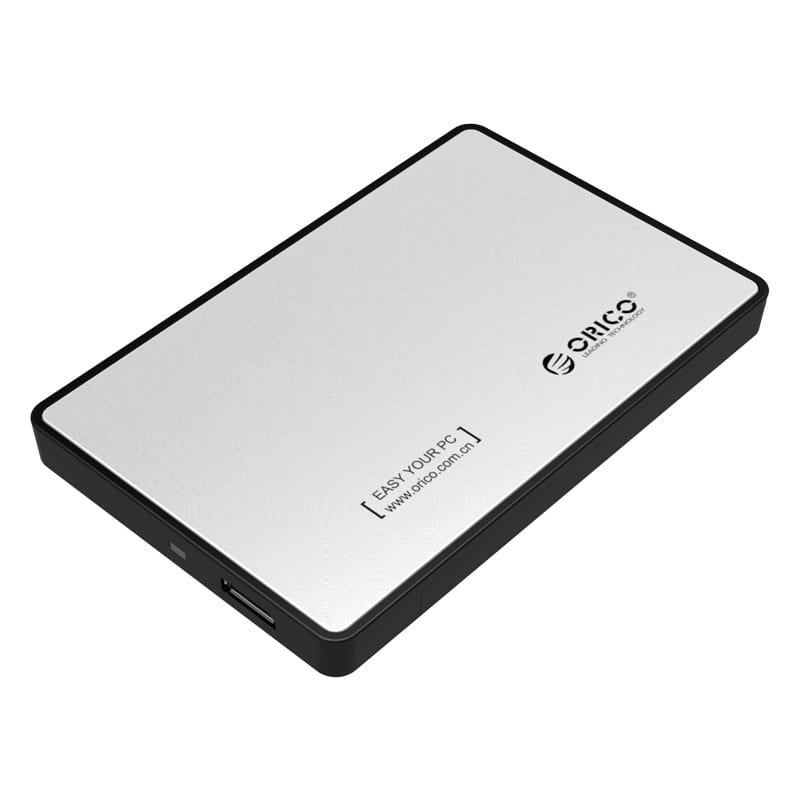 ORICO 2.5″ USB3.0 External HDD Enclosure – Silver